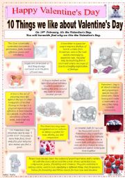 English Worksheet: Valentines Day