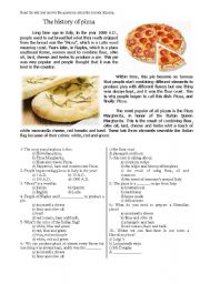 THE HISTORY OF PIZZA