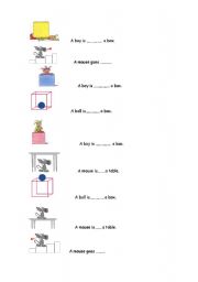 fill in the right prepositions