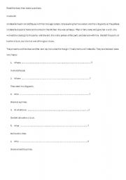 English Worksheet: Past Simple Exercises