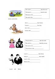 English Worksheet: Comparatives worksheet