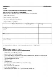 English Worksheet: ko
