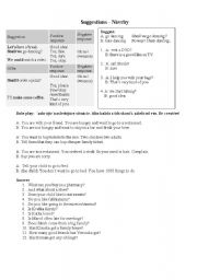 English Worksheet: Conversation- Beginners