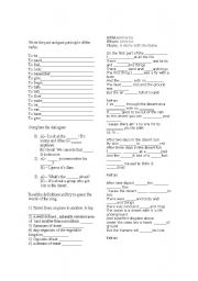 English Worksheet: A horse with no name