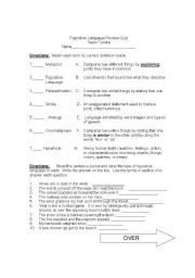 English worksheet: fig lang qui