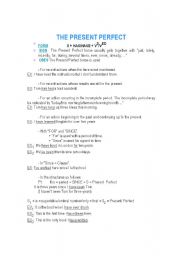 English Worksheet: How to teach present perfect