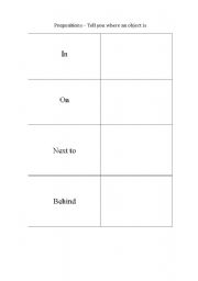 English Worksheet: Prepositions