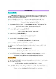 English Worksheet: Coordination