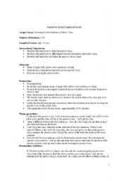 English Worksheet: Passive Voice Lesson Plan