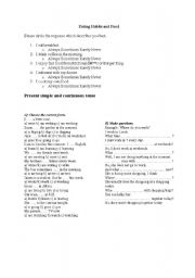 English Worksheet: Eating habits & food