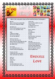 English worksheets: Glee Gold Digger Song