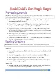 English Worksheet: Roald Dahls 