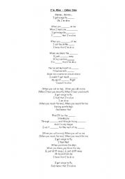 English Worksheet: I am alive Celine Dion