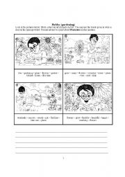 English Worksheet: Gardening (writing exercise)