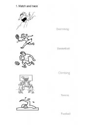 English worksheet: Sports