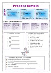 English Worksheet: Simple Present