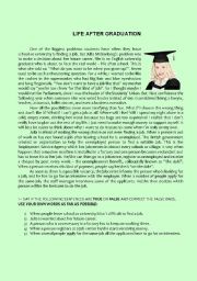 English Worksheet: test - The World of Work (getting a job)