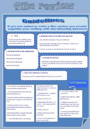 English Worksheet: film review