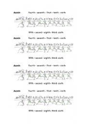English Worksheet: numbers