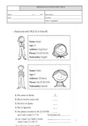 worksheet