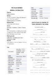 English Worksheet: Polar Express film