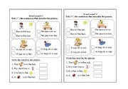 English Worksheet: short vowel u