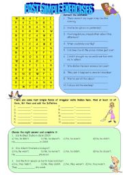 English Worksheet: Past simple exercises