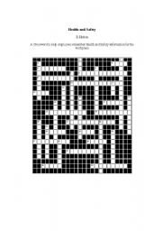 Health and Safety Crossword