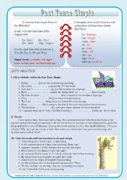 Past Tense Simple - from theory to practice