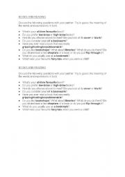 English worksheet: Books and Reading