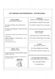 English worksheet: Expressions