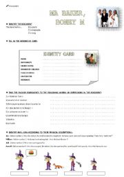 English Worksheet: MA  BAKER, Boney M ( part 2 )