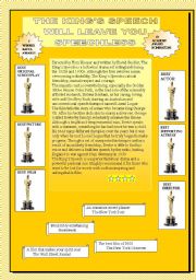 English Worksheet: and the Oscar goes to ......