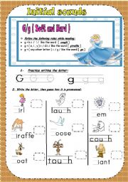 Hard and Soft ( g )/ Phonetics for young students.