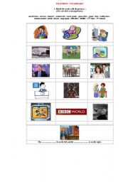 English Worksheet: Television
