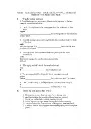 English worksheet: wishes