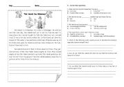 English worksheet: Pak Hamid the fisherman