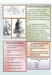 English Worksheet: Inside mystery castle