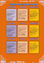 past tenses ( past continuous,past perfect, past perfect continuous) 