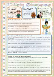 Wish Clauses  rules  3 tasks  teachers handout with keys  B&W version  3 pages  editable