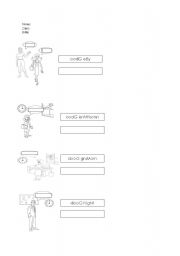 English Worksheet: greeting