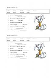 English worksheet: Easter word match