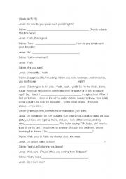 English Worksheet: before sunrise 
