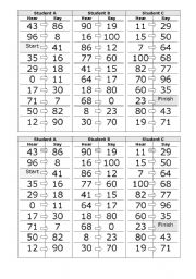 English Worksheet: Say numbers 1-100