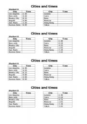 English worksheet: What time is it?