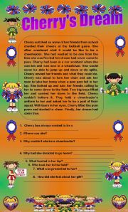 English Worksheet: Comprehension - Cherrys Dream