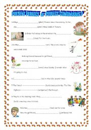 English Worksheet: Present Perfect vs Present Perfect Continuous 1 of 4