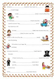 English Worksheet:    	Present Perfect vs Present Perfect Continuous 2 of 4