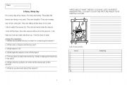 English Worksheet: A RAiny Day