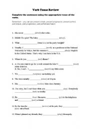 English Worksheet: present simple/ present progressive